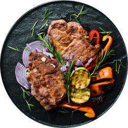 Milk Fed veal sirloin steak